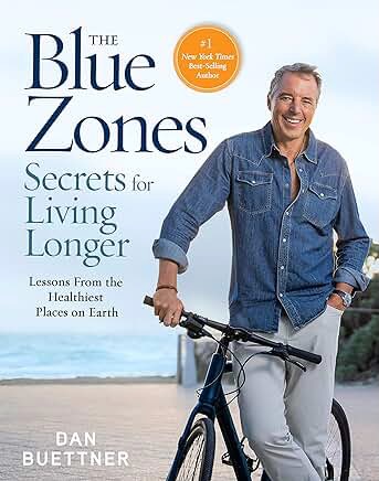 The book The Blue Zones Secrets for Lining Longer featured in October Ruminations and Motivation
